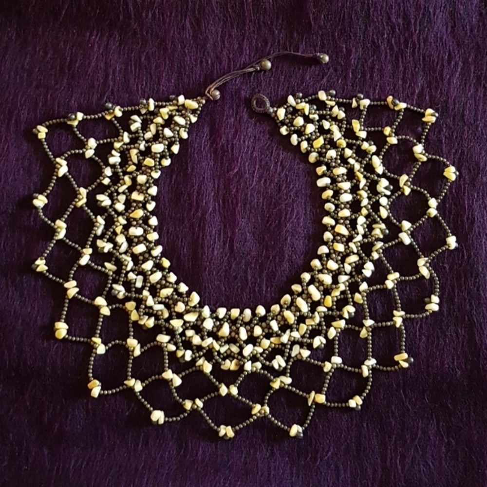 TIERRA Boho Festival Statement Necklace